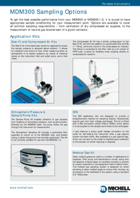 Thumbnail of document Data Sheet - MDM300-SAM-PNL MDM300 Sampling Systems